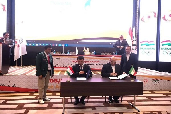 کمیته های ملی المپیک ایران و تاجیکستان تفاهم نامه همکاری امضا کردند