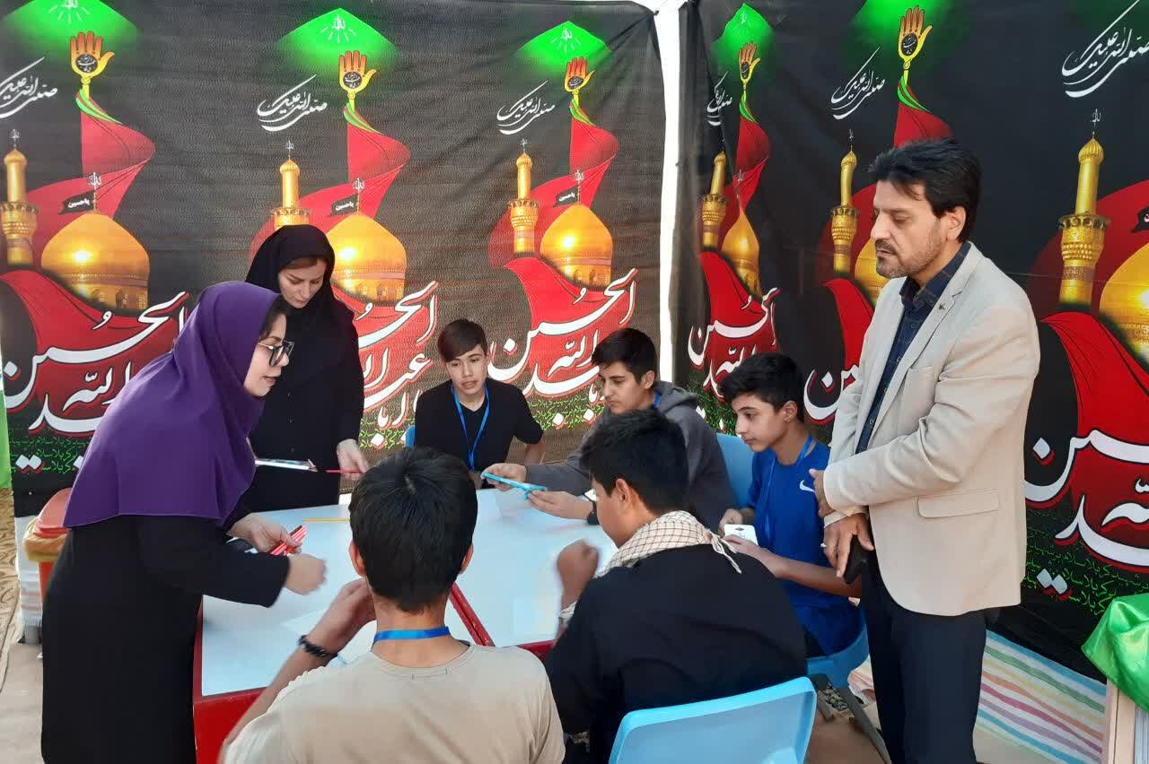 کودکان و نوجوانان زائر درمرز باشماق بافرهنگ عاشورایی آشنامی‌شوند