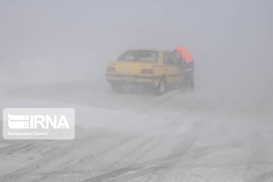 کولاک برف در اردبیل دوباره مشکل ساز شد