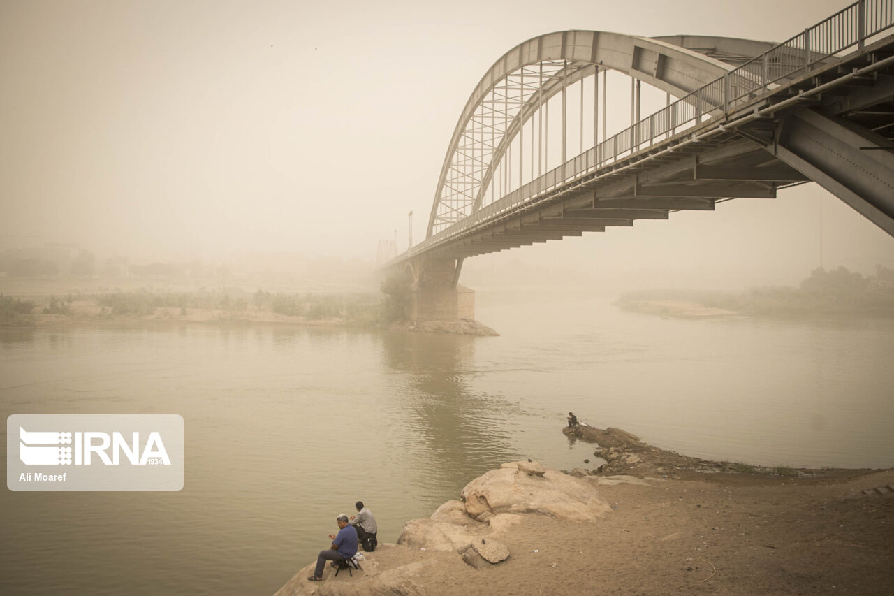 گرد و غبار در اهواز به ۱۴ برابر حدمجاز رسید