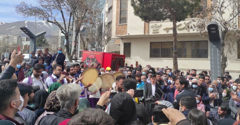 گردش کاروان نوروزی در سنندج شهر خلاق موسیقی