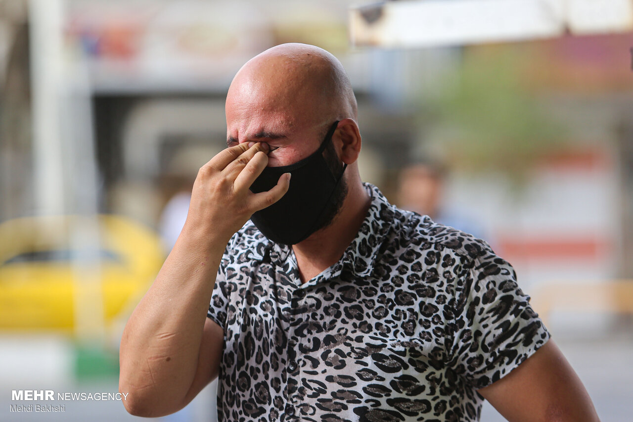 گردوغبار هوای تهران را ناسالم کرد/ کاهش دید افقی در تهران