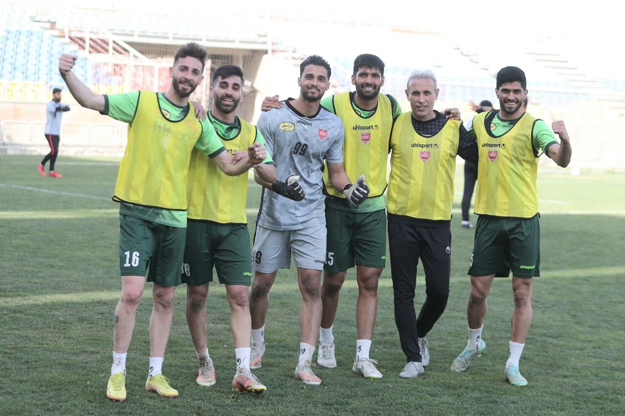 گزارش تمرین پرسپولیس پس از پیروزی برابر تراکتور