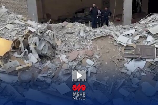 گزارش خبرنگار مهر از بازدید نمایندگان مجلس از مناطق جنگ‌زده در تهران
