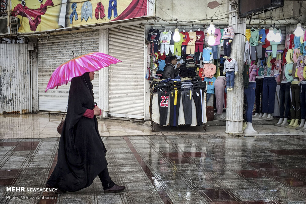 گسترش بارش ها در نوار شمالی و برخی استانهای همجوار