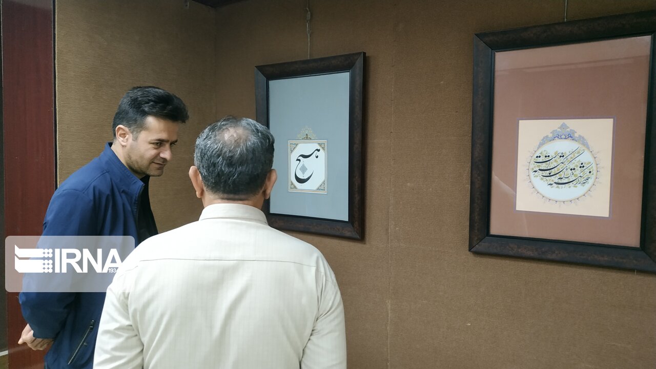 گشایش نمایشگاه خوشنویسی هنرمند سقزی