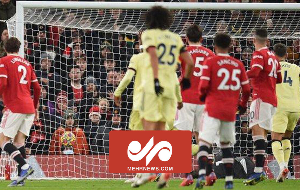 گل عجیب آرسنال به منچستریونایتد