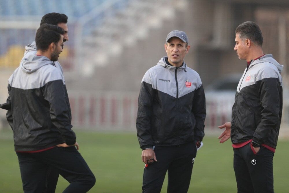 گل محمدی بالاخره در تمرین پرسپولیس حاضر شد