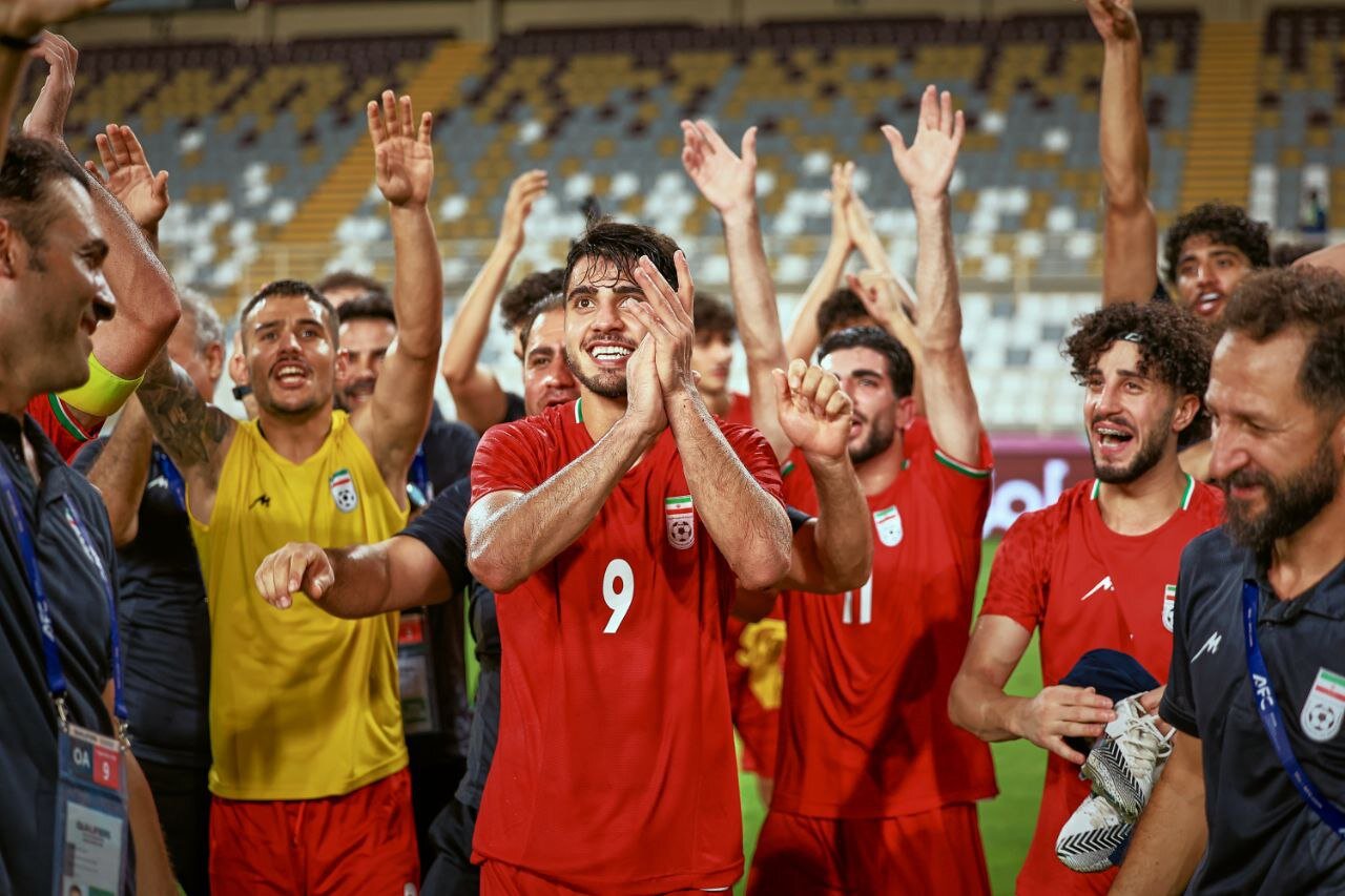 گلزن تیم فوتبال امید ایران بهترین بازیکن دیدار با امارات شد