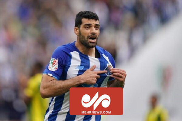 گلزنی طارمی مقابل موناکو از روی نقطه پنالتی