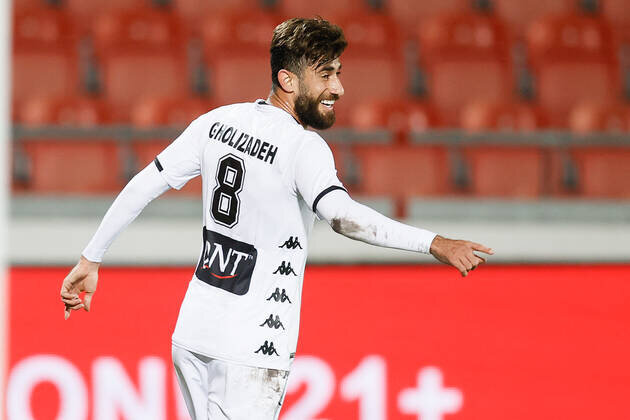 گلزنی علی قلی زاده در شب پیروزی شارلوا