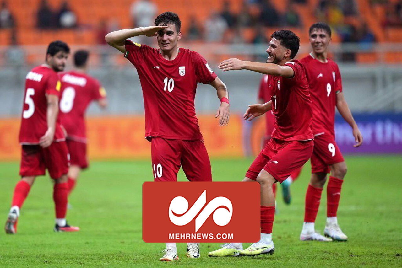 گل‌های تیم ملی نوجوانان ایران به بزریل