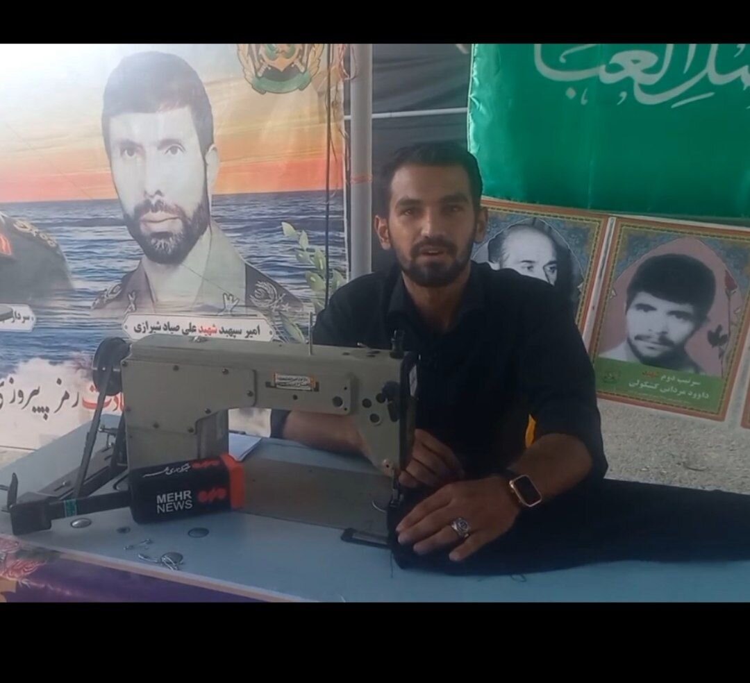 گوشه‌ای از خدمات جوانان کردستان به زائران در مرز
باشماق