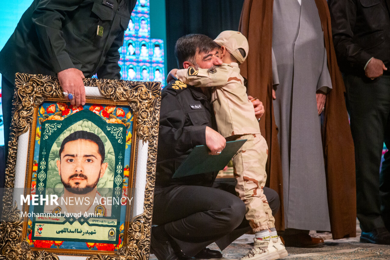 یادواره شهدای انتظامی استان قزوین با حضور «سرداررادان»