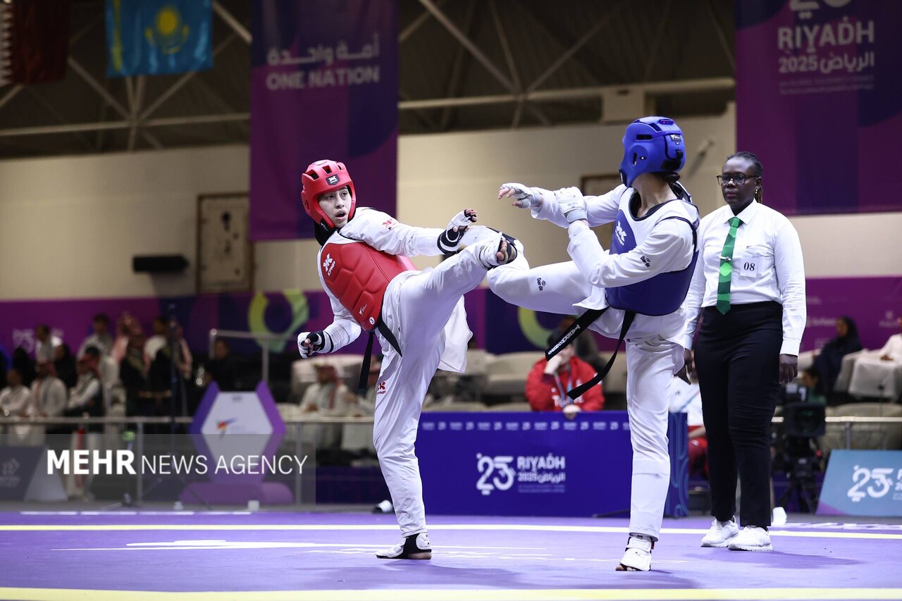 یلدا ولی نژاد سومین تکواندوکار ایران در مرحله نیمه نهایی