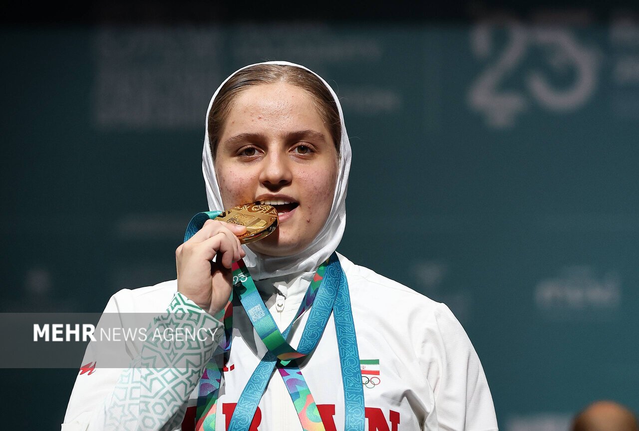 یک طلای دیگر برای ورزش ایران/ مهسا بهشتی در وزنه برداری به طلا رسید