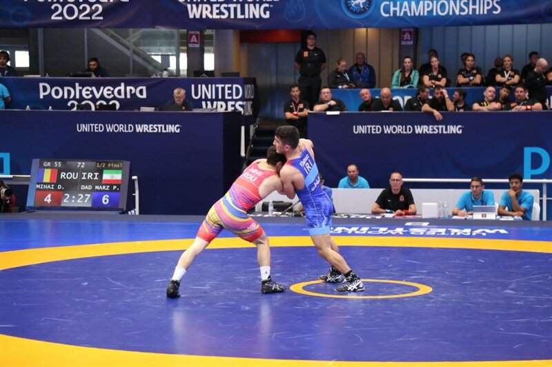 یک نماینده از ایران به فینال پنج وزن دوم کشتی فرنگی راه یافت