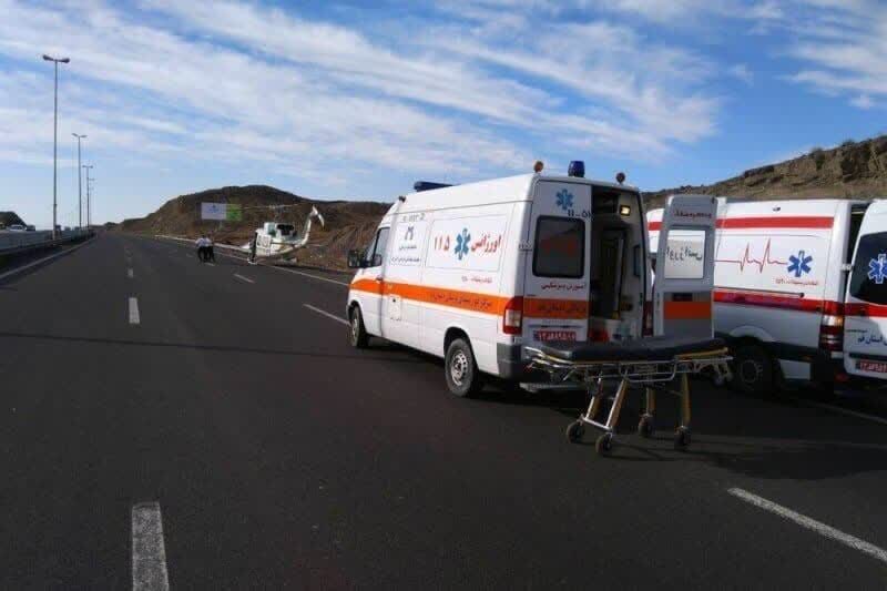 ۱۰ نفر در دو تصادف جاده‌ای کردستان مصدوم شدند
