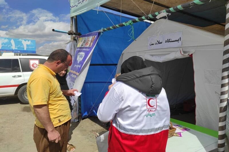 ۱۶ هزار و ۷۱۸ نفر از خدمات حوزه داوطلبان هلال احمر کردستان بهره‌مند شدند