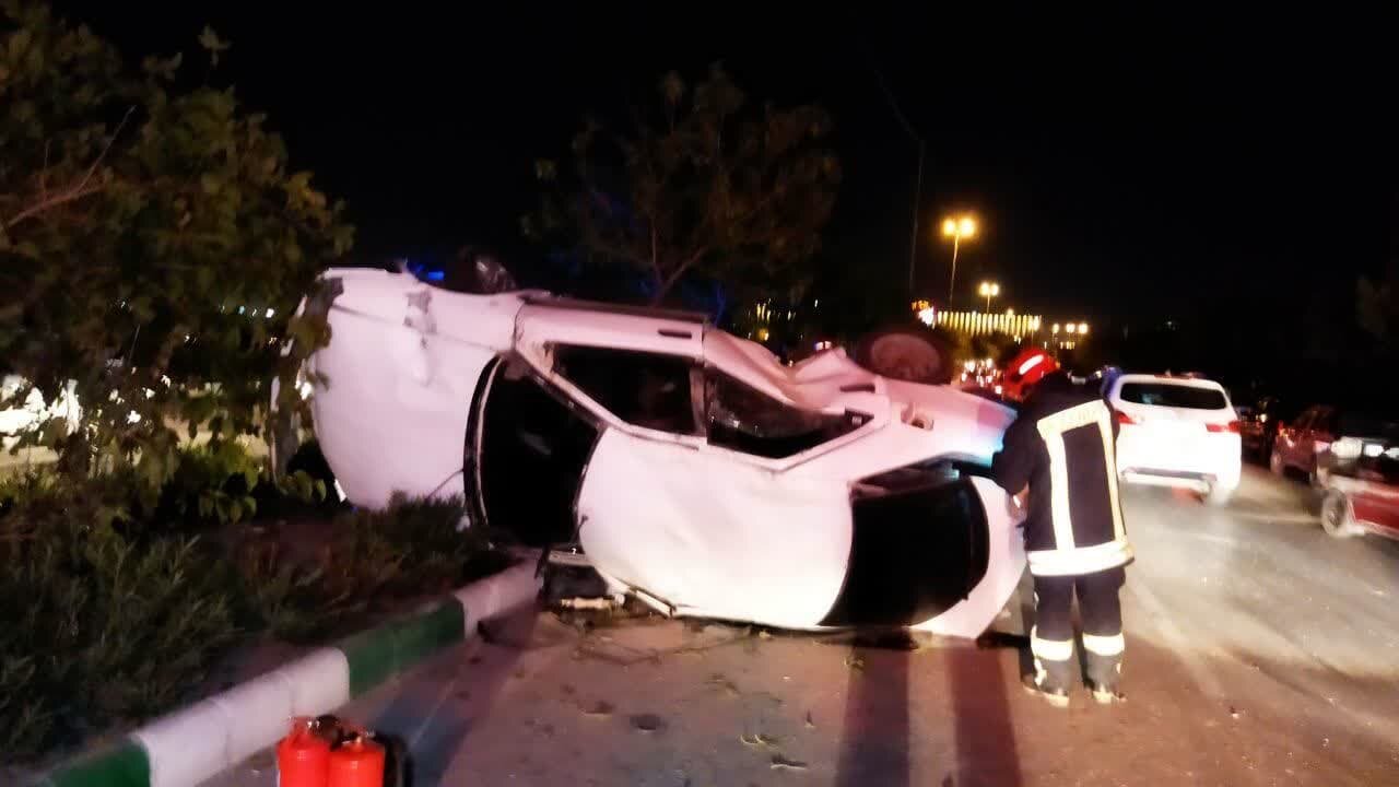 ۲ نفر بر اثر واژگونی خودرو در محور میاندوآب – مهاباد جان باختند