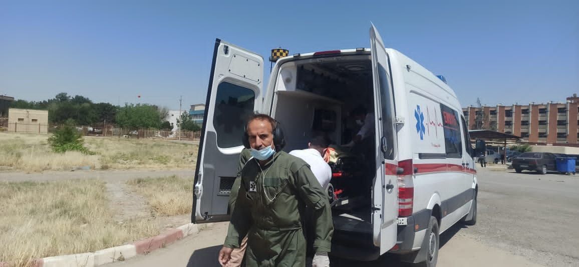 ۴ مصدوم حادثه انفجار گاز در نوسود به بیمارستان منتقل شدند