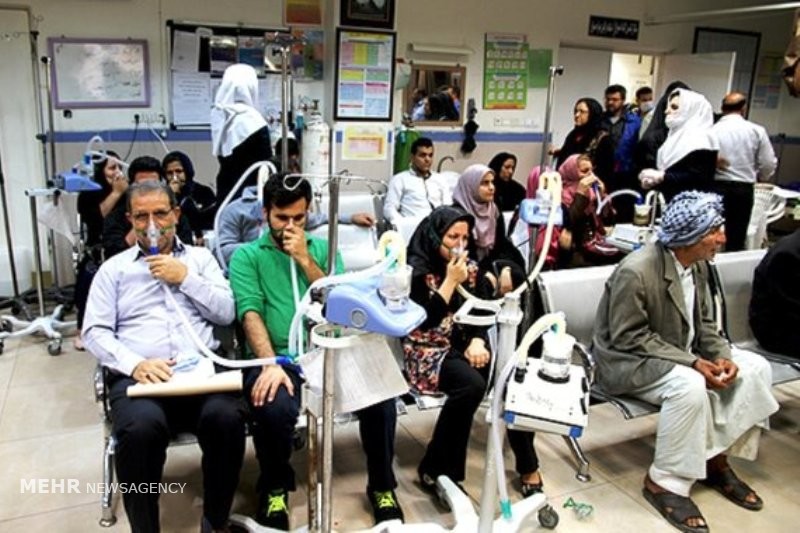 ۴۷۵ خوزستانی بر اثر آلودگی هوا به مراکز درمانی مراجعهکردند