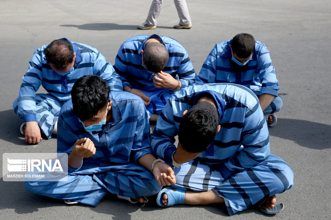 ۵ سارق کیف یک شهروند موتورسوار دستگیر شدند