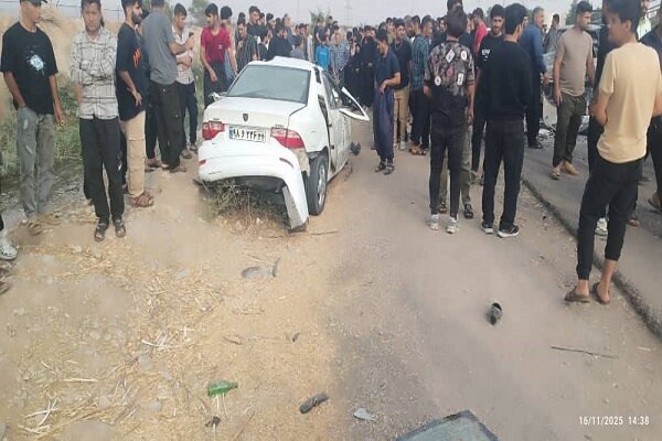 ۵ کشته در تصادف مرگبار جاده فرعی شهرک حمزه به دزفول