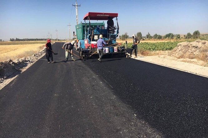 ۵۳۰ کیلومتر از راههای روستایی شهرستان بیجار آسفالت است