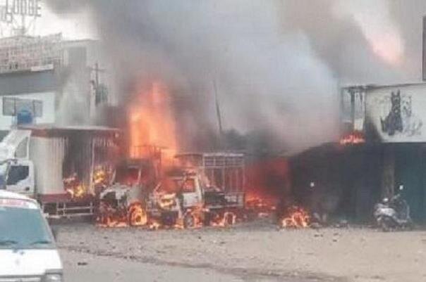 ۶ کشته و ۹ زخمی در آتش سوزی یک کارخانه در جنوب غرب یهند