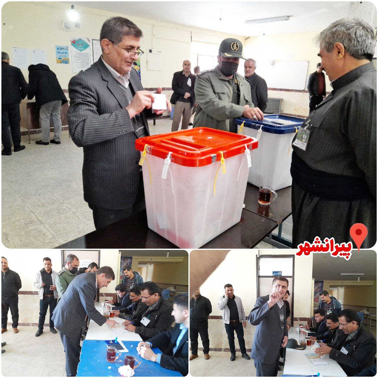 پیام تشکر و قدردانی فرماندار شهرستان  پیرانشهر بخاطر حضور و مشارکت موثر مردم در انتخابات