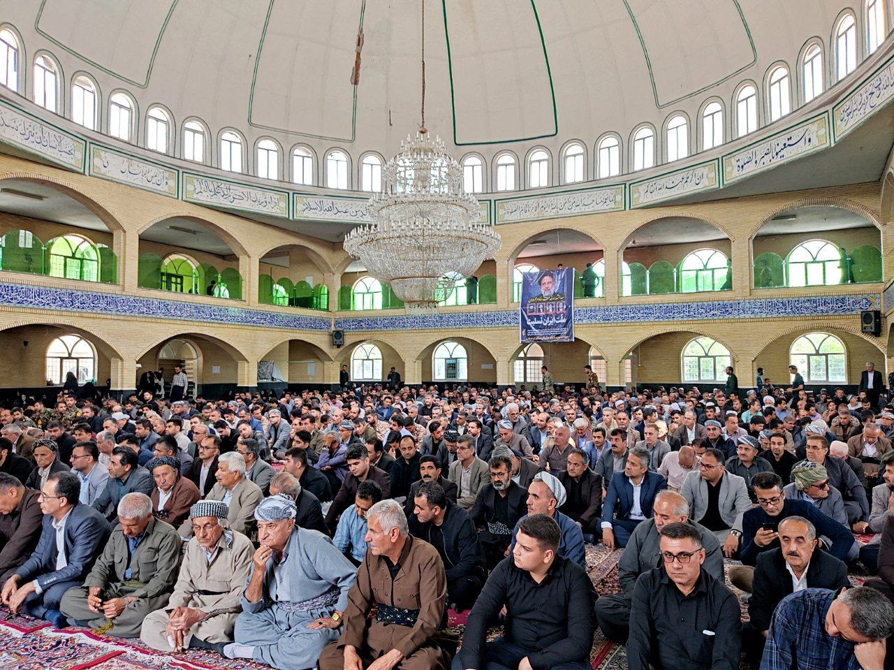 مراسم گرامیداشت شهادت آیت الله ابراهیم رئیسی در شهرستان پیرانشهر
