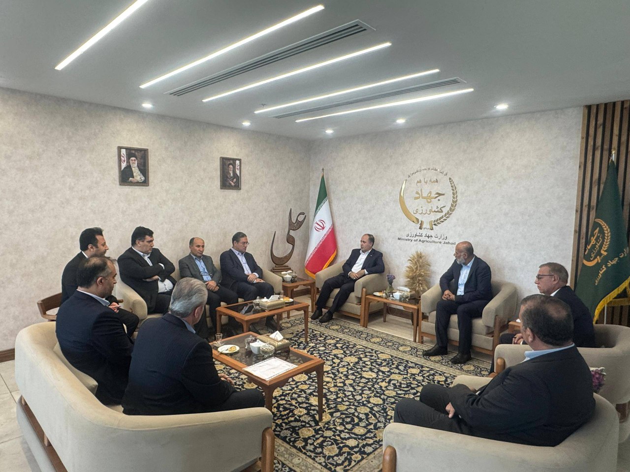 دیدار استاندار آذربایجانغربی با وزیر جهاد کشاورزی