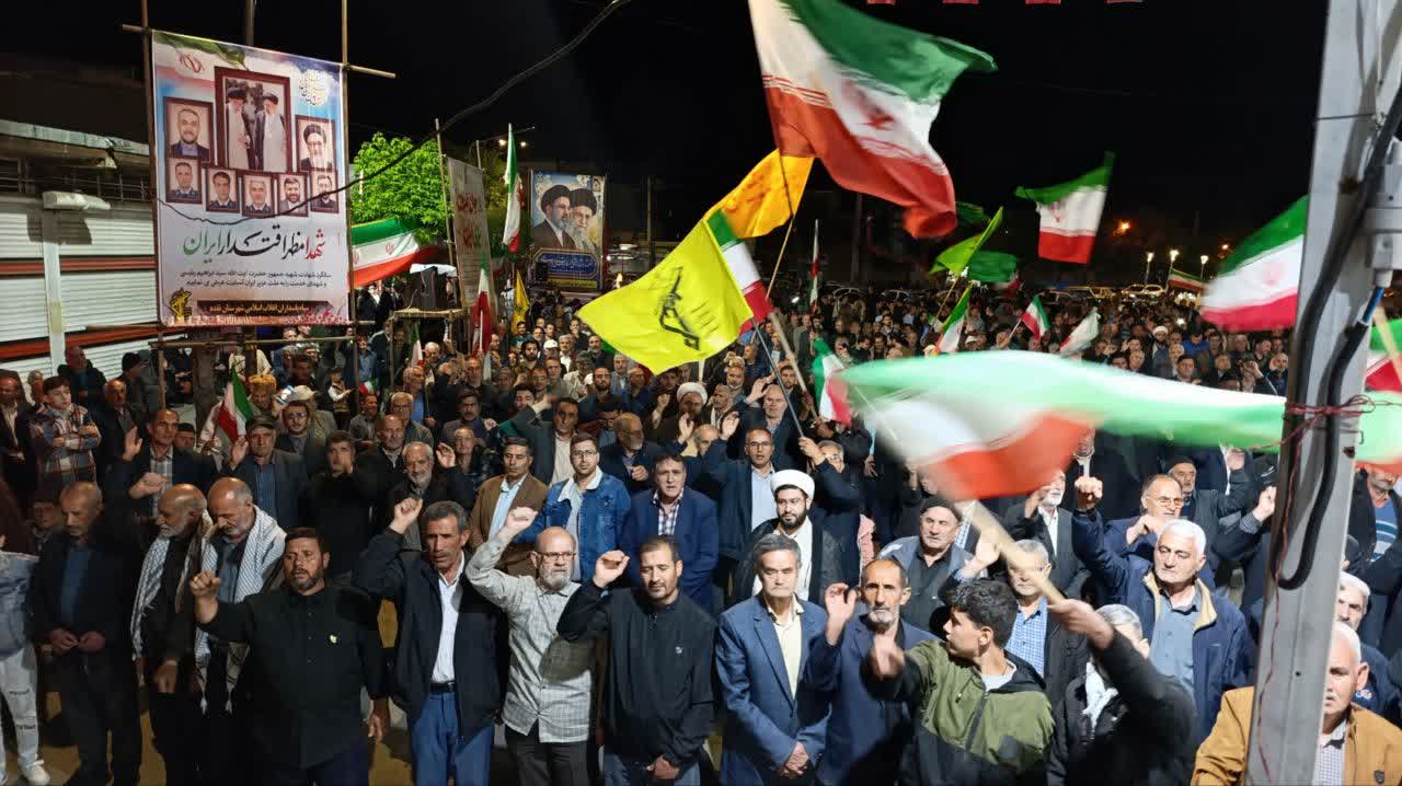 اتحاد، ایستادگی، ولایتمداری و مقاومت پیام مردم نقده به جنگ روانی و عملیات رسانه ای دشمنان متجاوز