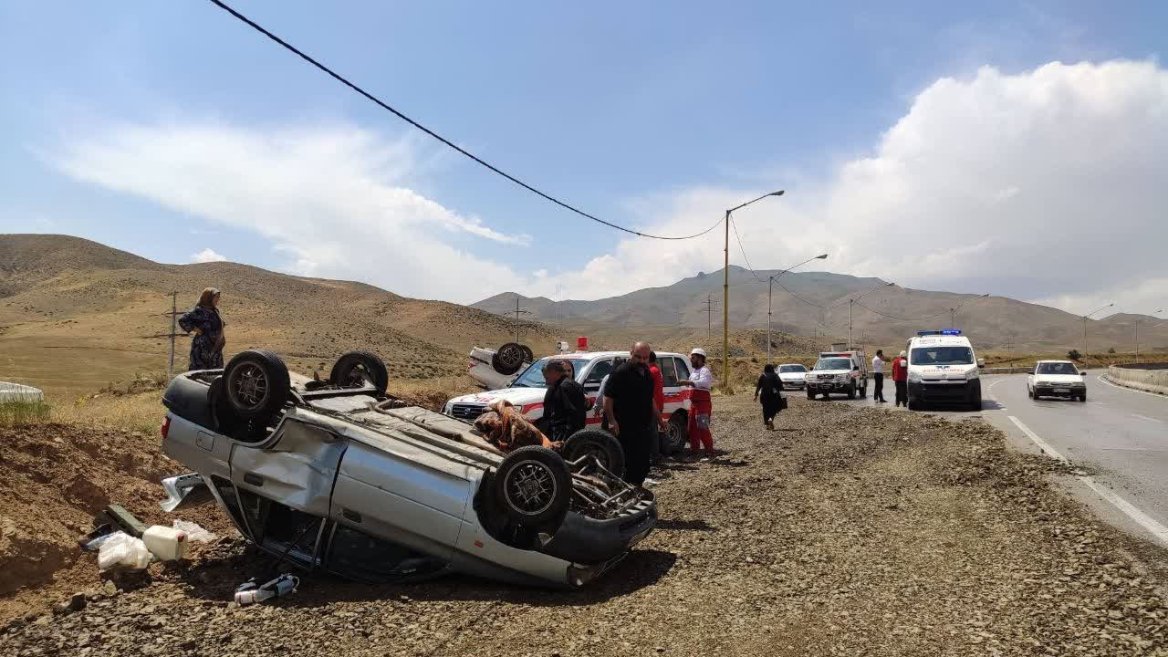 سه حادثه در کمتر از ۴ ساعت در محور ارومیه _ سلماس ۱۰ مصدوم برجا گذاشت