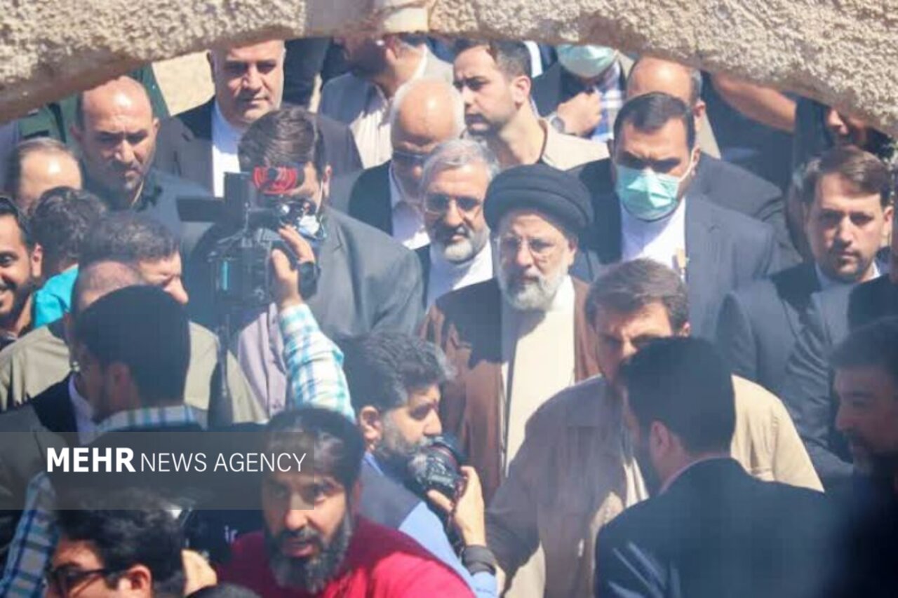 رئیس جمهور به جمع راهیان نور پیوست