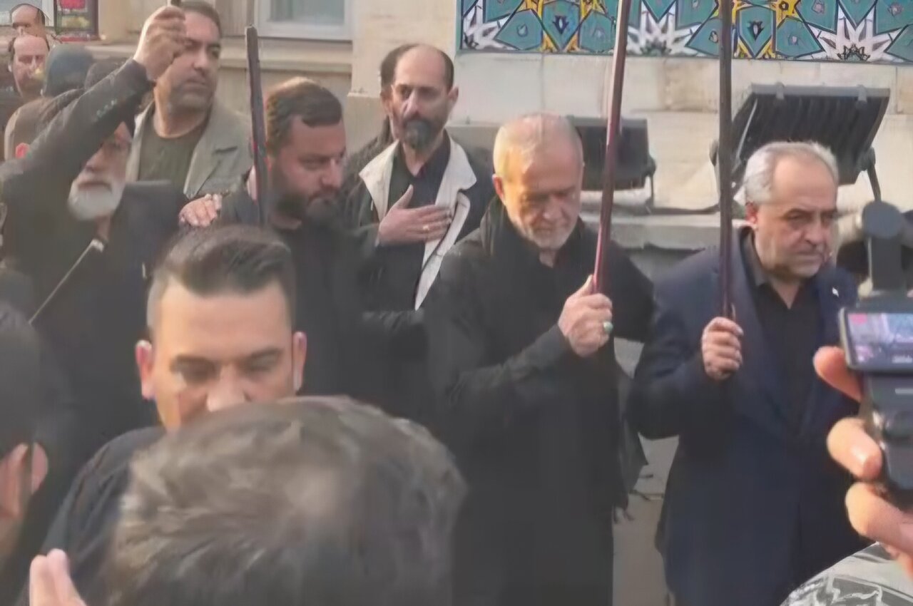 حضور ‌رئیس جمهور در مراسم تاسوعا تبریز