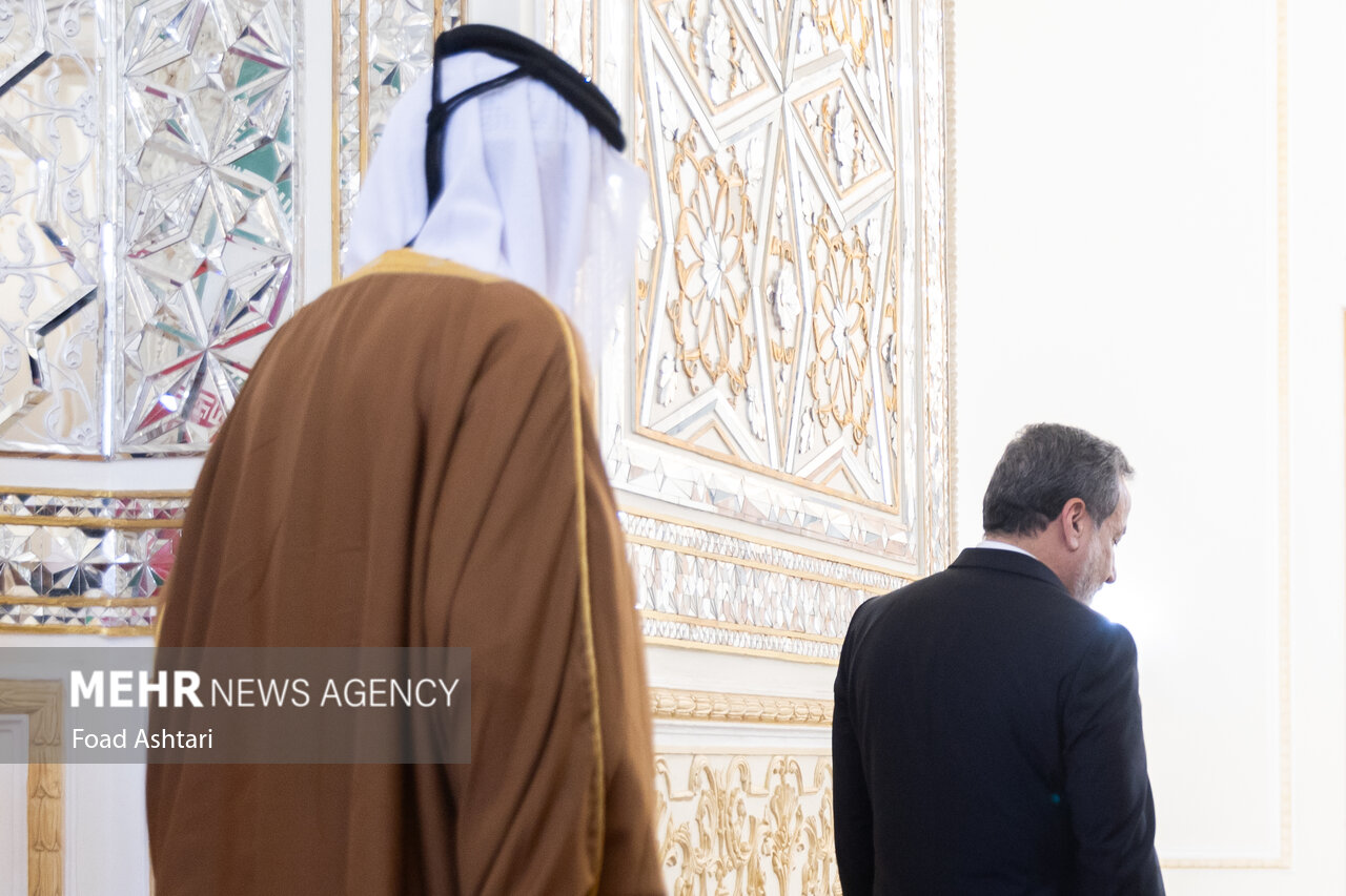 دیدار نخست‌وزیر و وزیر خارجه قطر با وزیر امور خارجه
ایران