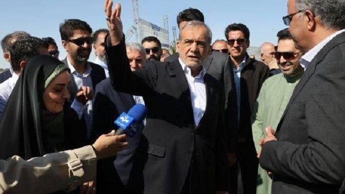 رئیس جمهور از شهر در حال احداث تیس بازدید کرد