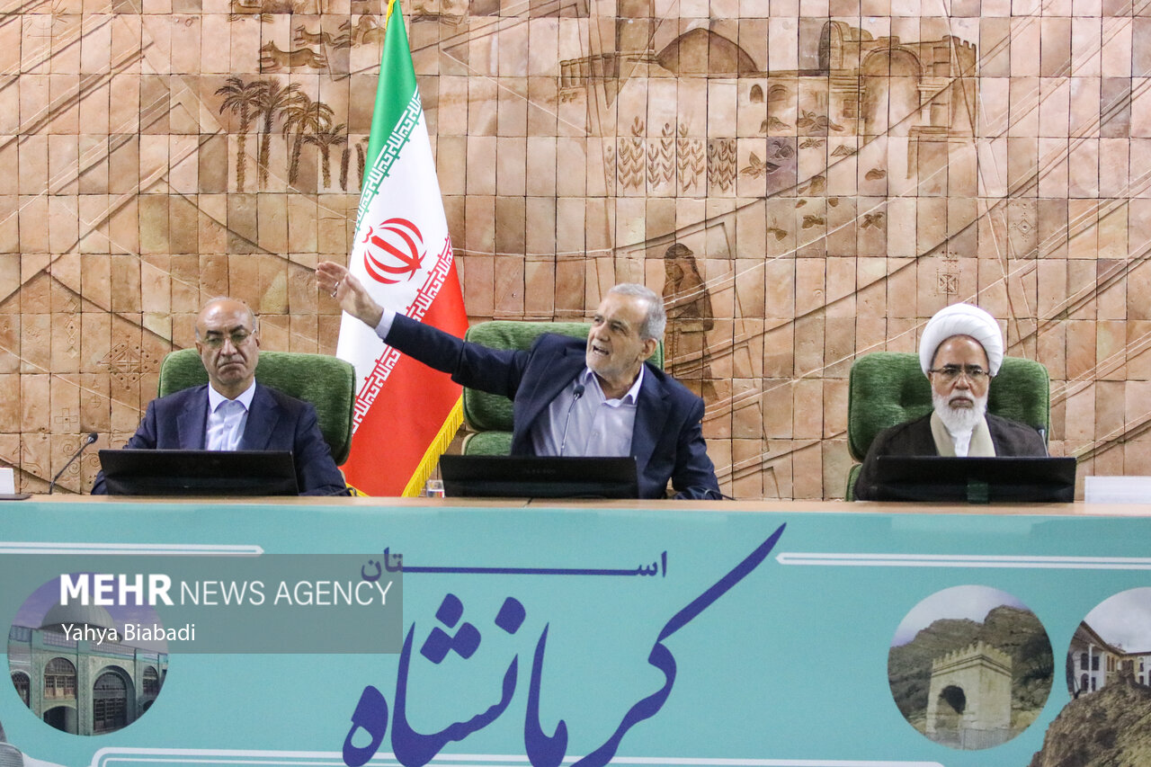روز اول سفر رئیس‌جمهور به کرمانشاه
