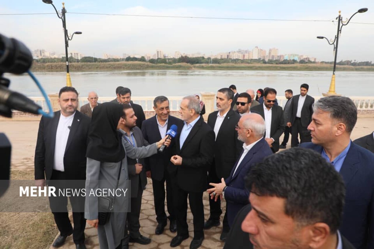 پزشکیان: رودخانه ظرفیت فراوانی برای توسعه گردشگری و فرهنگی
دارد