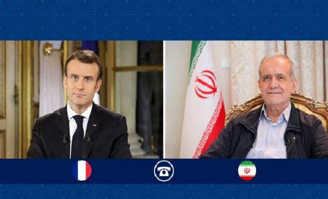 پزشکیان و مکرون راهکارهای آتش بس در منطقه را بررسی
کردند