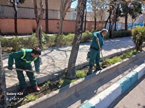 عملیات بهسازی بوستان‌های منطقه ۱۸