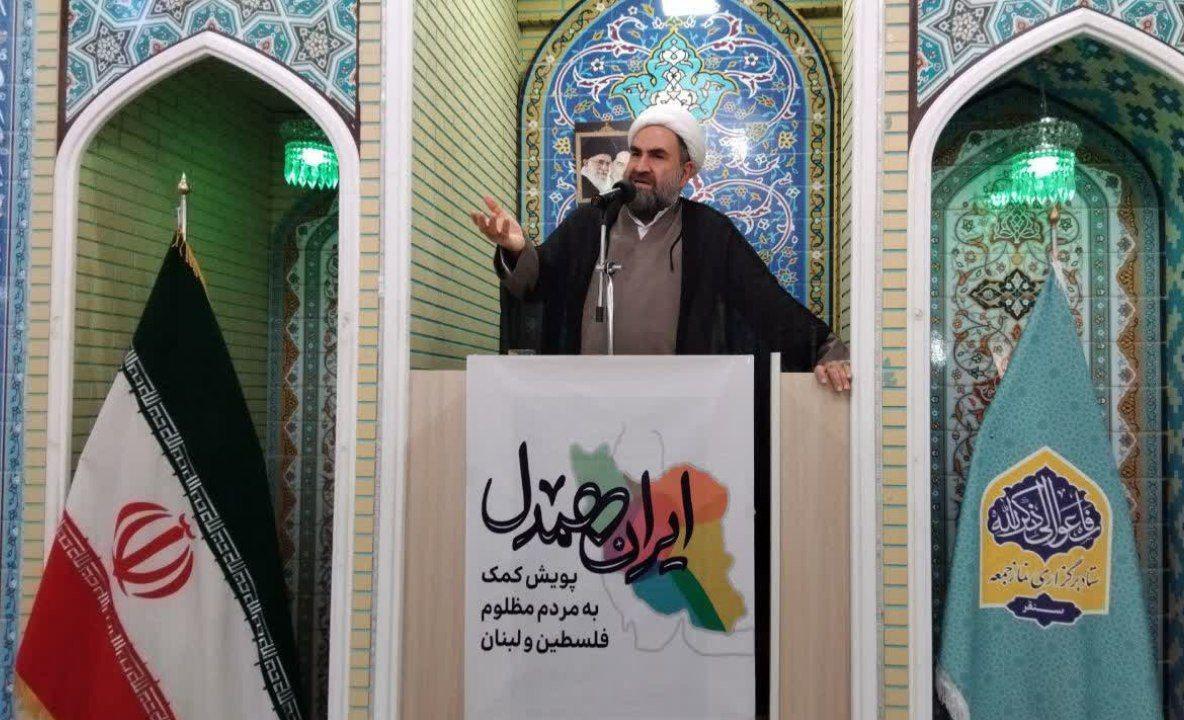 امام جمعه شهرستان سنقروکلیایی: مسلمانان باید در مقابله با رژیم صهیونیستی متحد شوند