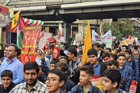 برگزاری راهپیمایی ۱۳ آبان در تهران