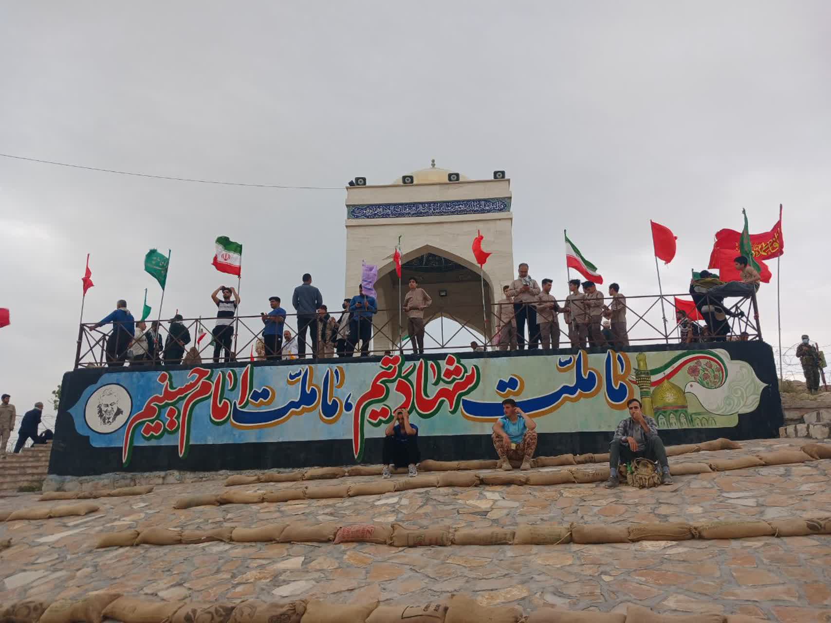 عکسهای ماندگار ازمراسم گرامی‌داشت عملیات بازی دراز قاب دوربین سردبیرپرس از کرمانشاه