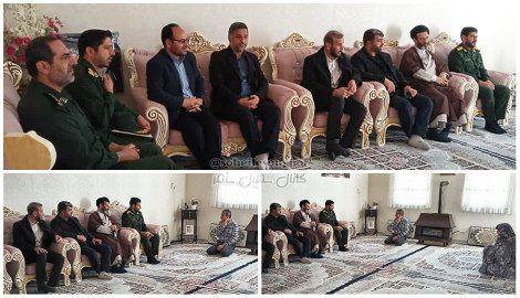 ا حضور جمعی از مسئولین انجام گرفت؛دیدار و تجلیل از خانواده‌های معظم شهداء سنقروکلیایی