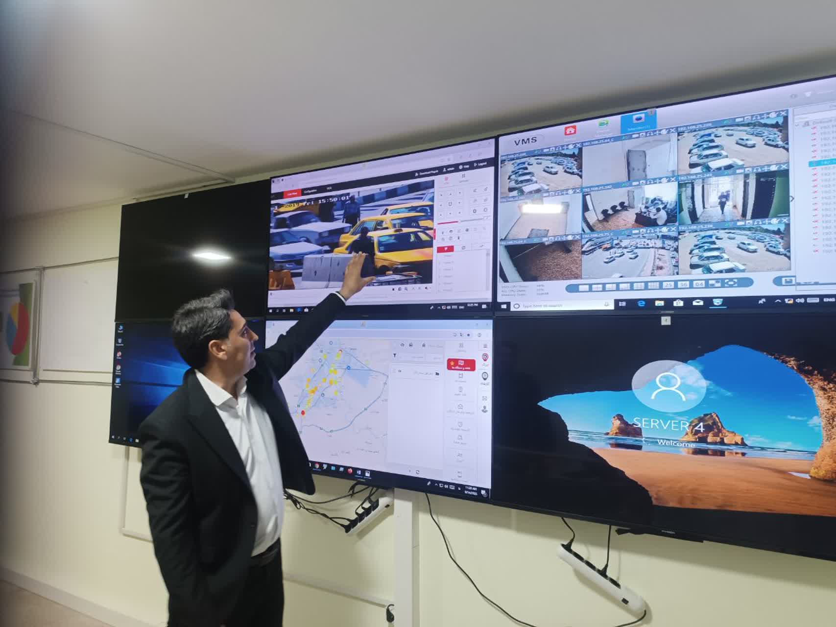 احداث اتاق مانیتورینگ در سازمان حمل و نقل مسافر شهرداری کرمانشاه