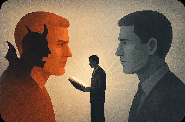 تحسین و توهین، داوری زمان و نبرد پنهان نور و تاریکی