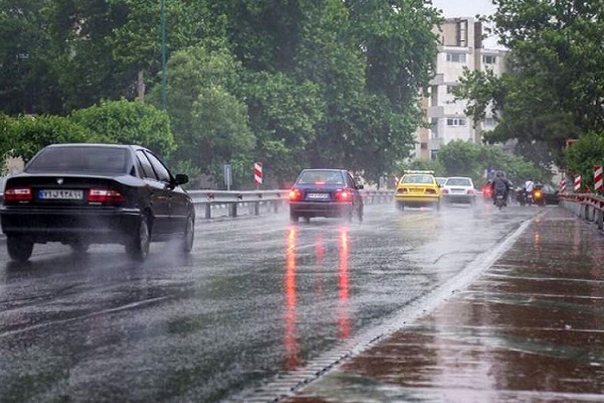 رگبار باران و وزش باد شدید در برخی استان‌ها طی روز جاری